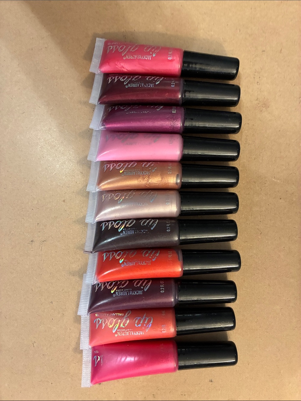 Vibrant Lip Gloss Collection - Pink, Purple, Brown Shades